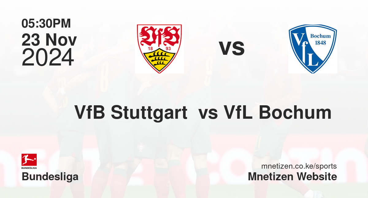 VfB Stuttgart  vs VfL Bochum 