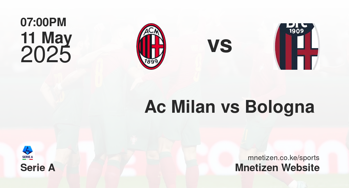 Ac Milan vs Bologna 