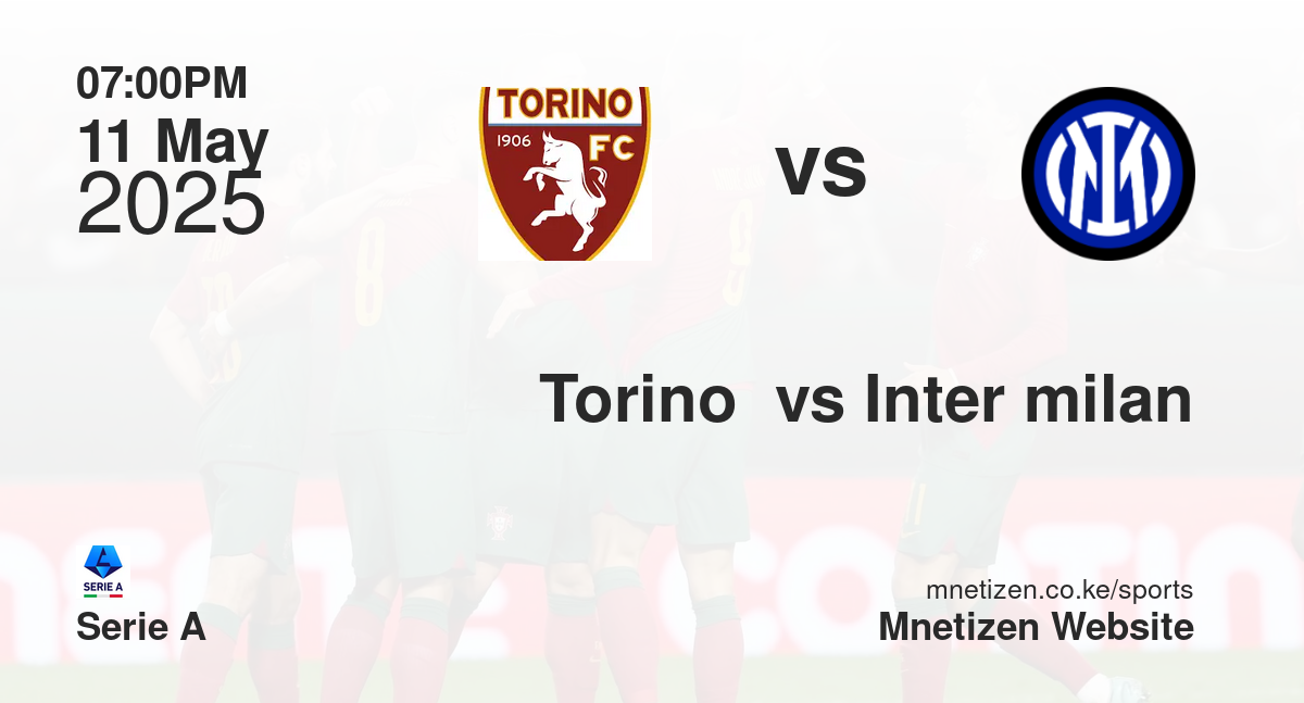 Torino  vs Inter milan