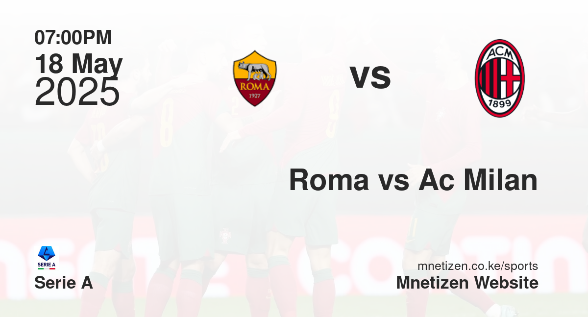 Roma vs Ac Milan