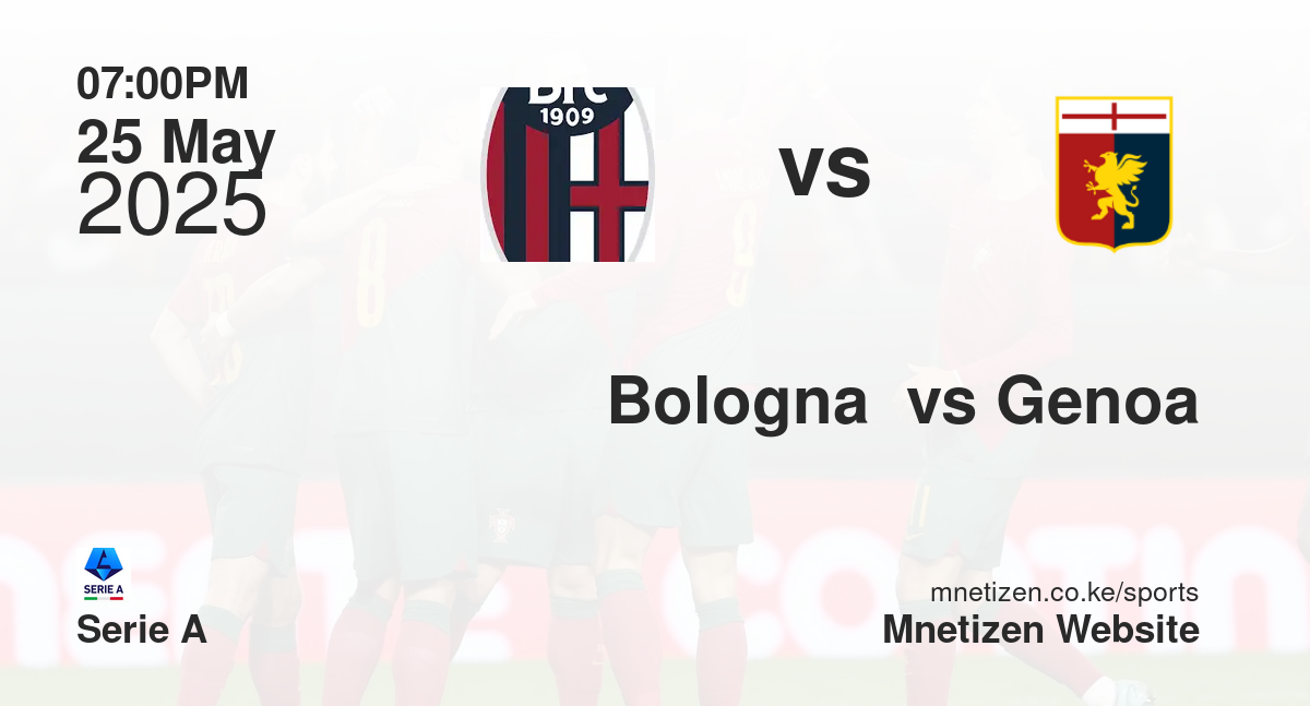 Bologna  vs Genoa