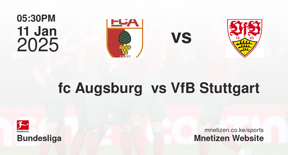 fc Augsburg  vs VfB Stuttgart 