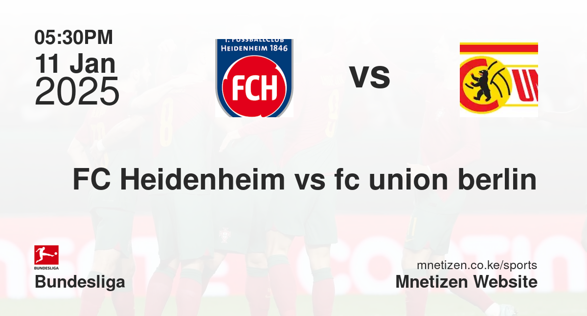 FC Heidenheim vs fc union berlin