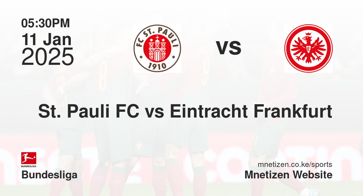 St. Pauli FC vs Eintracht Frankfurt