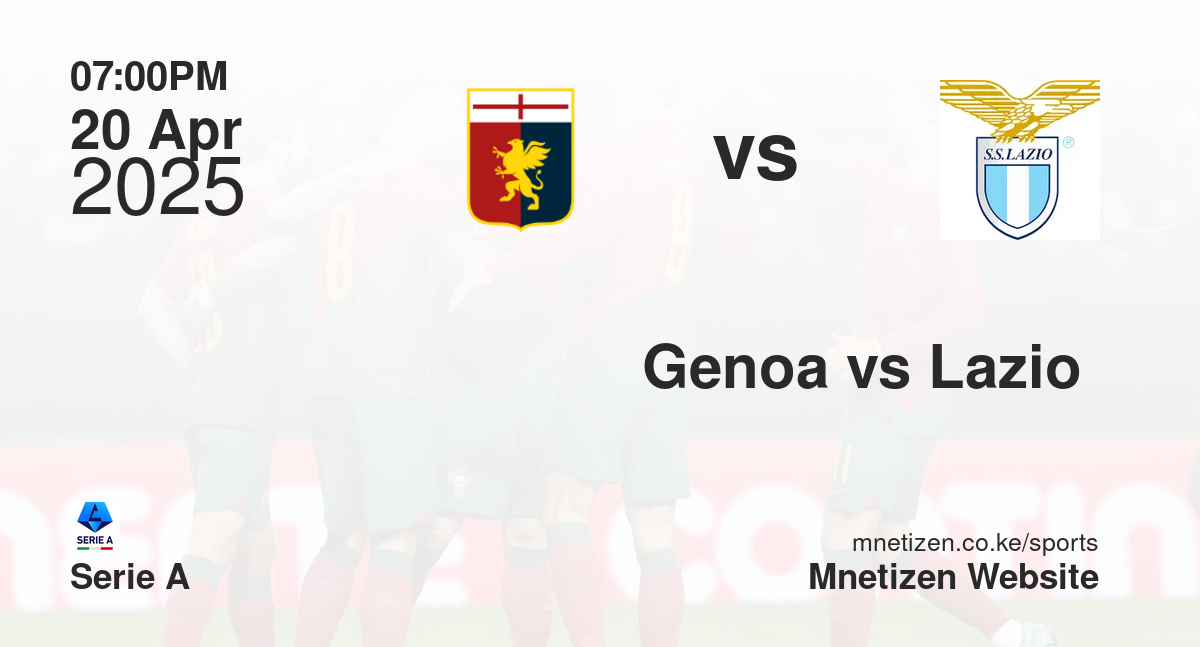 Genoa vs Lazio 