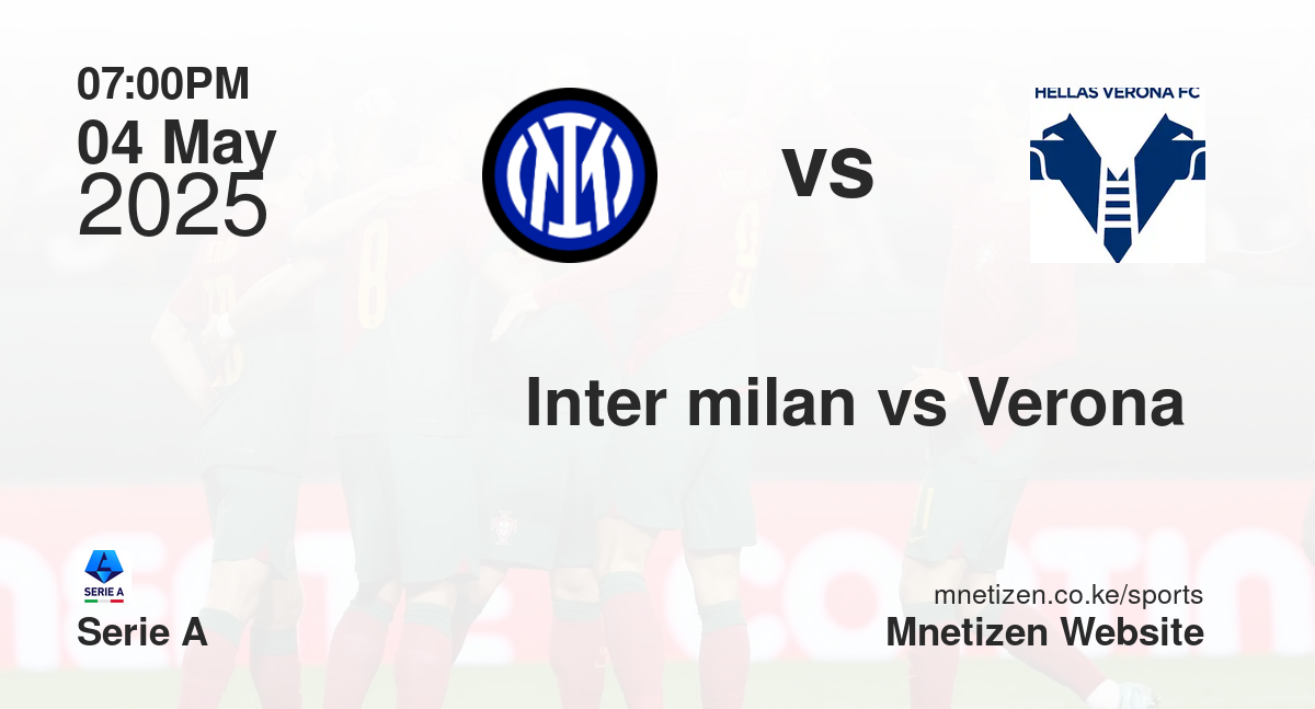 Inter milan vs Verona 