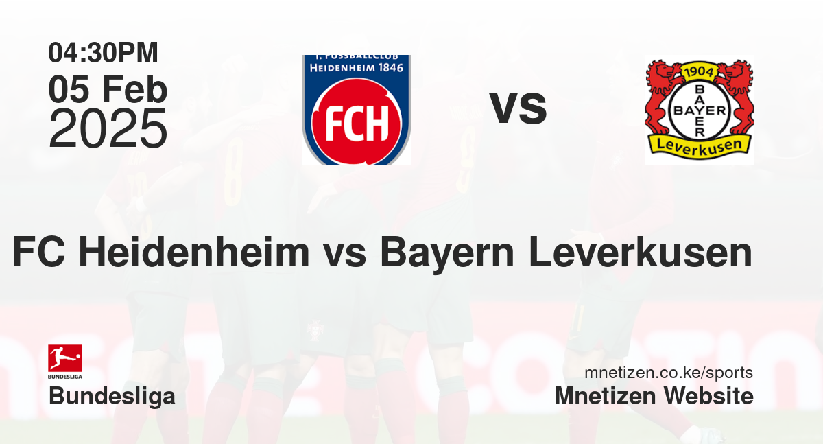 FC Heidenheim vs Bayern Leverkusen