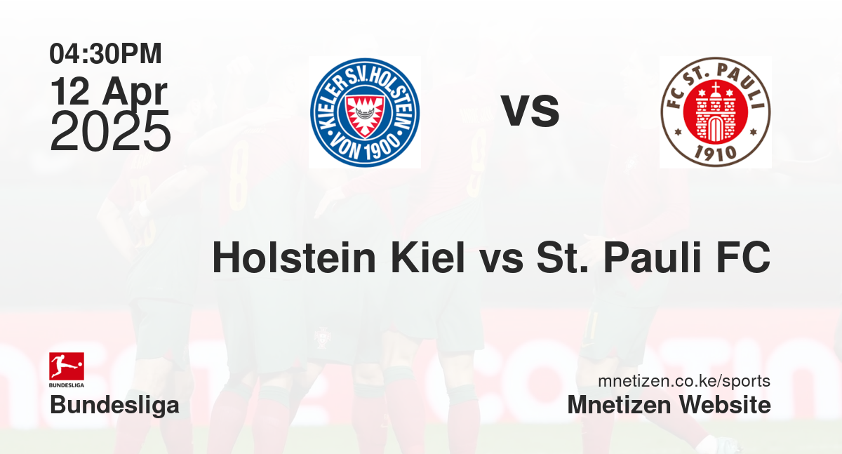 Holstein Kiel vs St. Pauli FC
