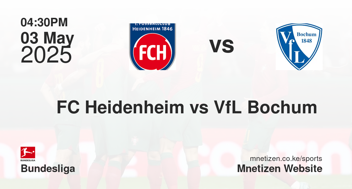 FC Heidenheim vs VfL Bochum 