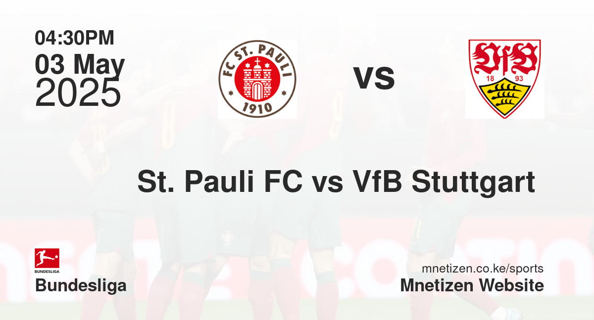 St. Pauli FC vs VfB Stuttgart 