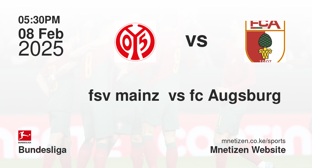fsv mainz  vs fc Augsburg 