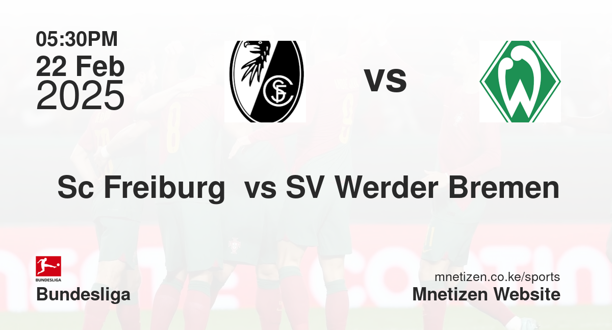 Sc Freiburg  vs SV Werder Bremen