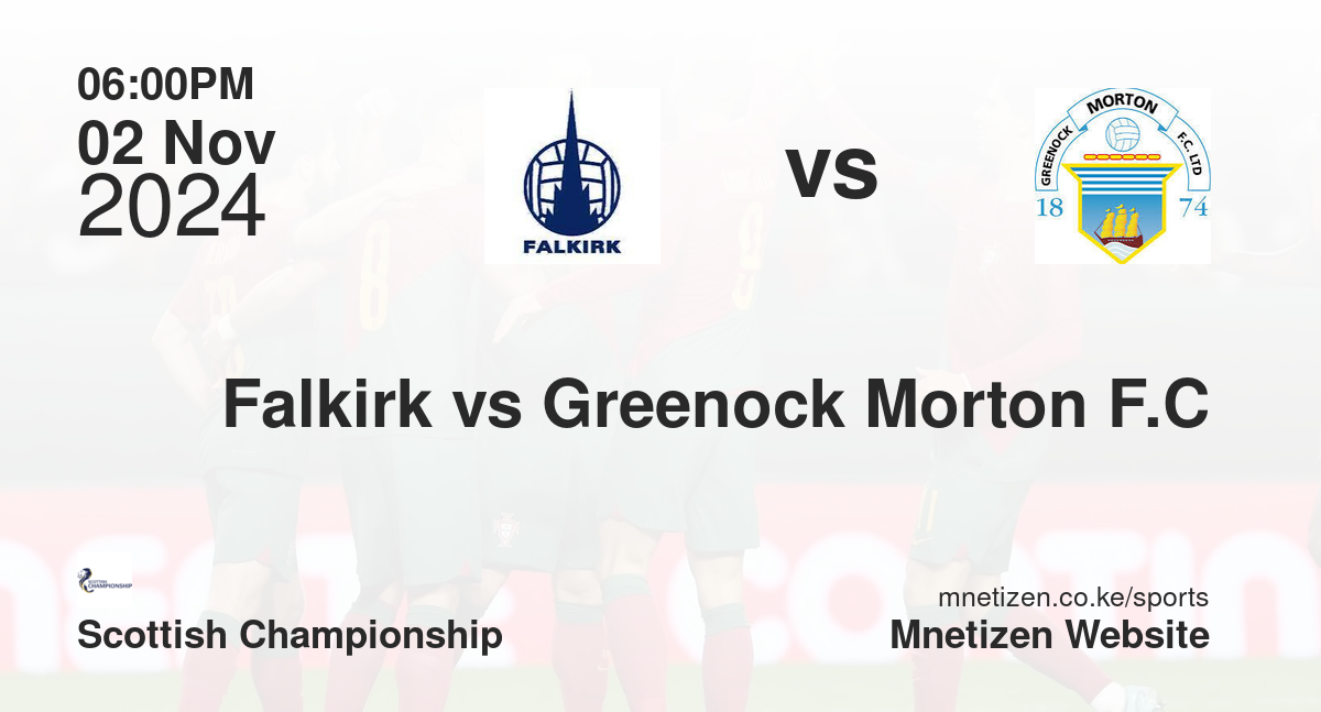 Falkirk vs Greenock Morton F.C