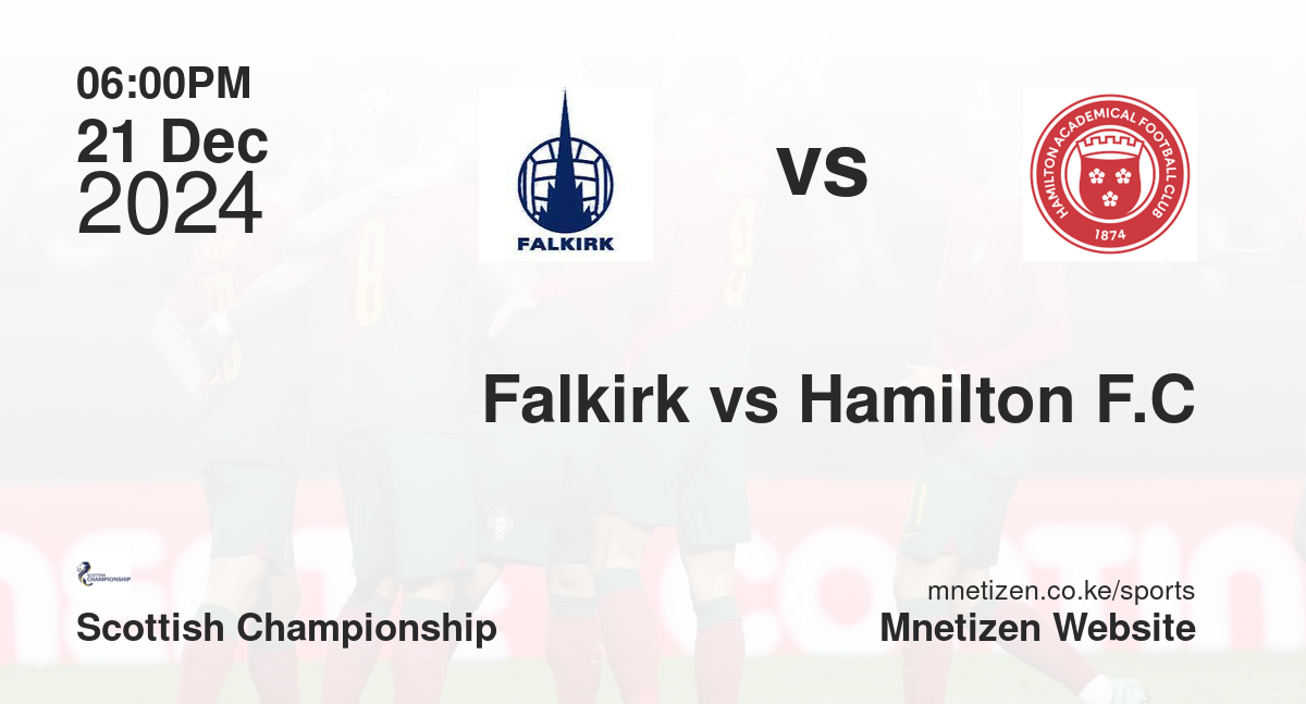 Falkirk vs Hamilton F.C