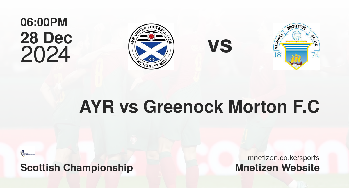 AYR vs Greenock Morton F.C