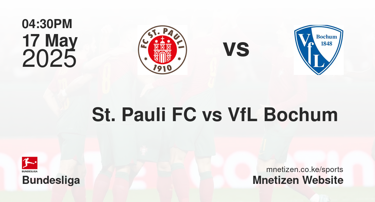 St. Pauli FC vs VfL Bochum 