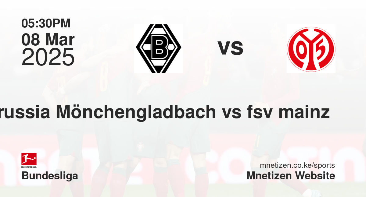 Borussia Mönchengladbach vs fsv mainz 