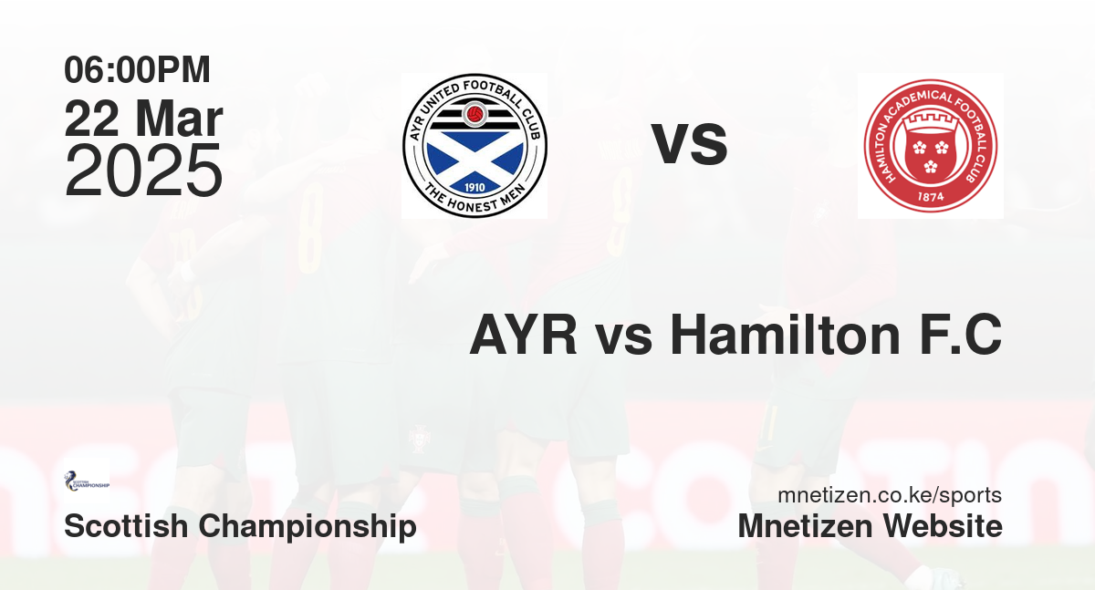 AYR vs Hamilton F.C