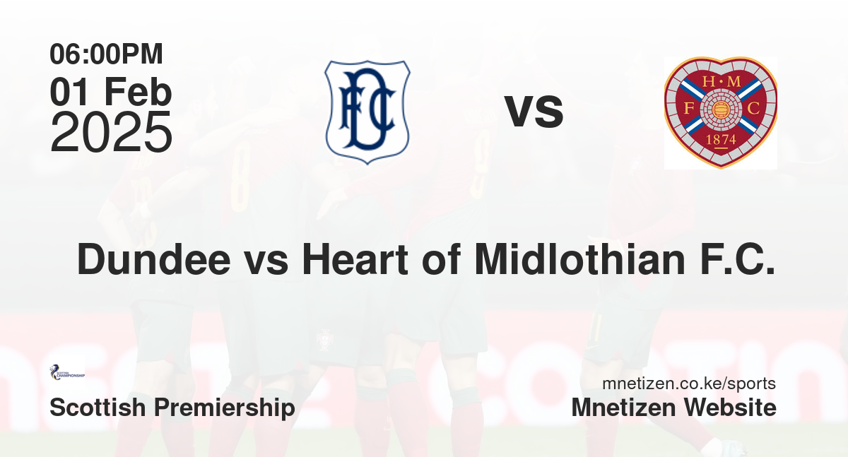 Dundee vs Heart of Midlothian F.C.