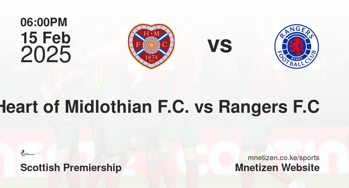 Heart of Midlothian F.C. vs Rangers F.C