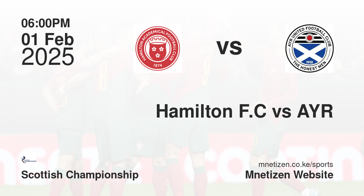 Hamilton F.C vs AYR