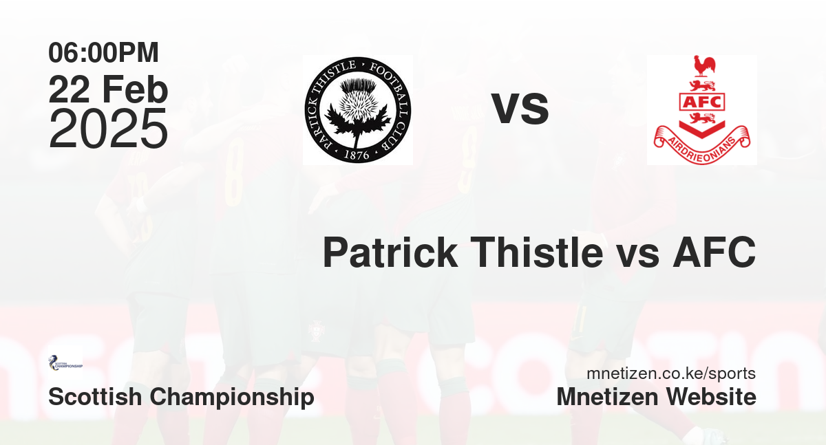 Patrick Thistle vs AFC