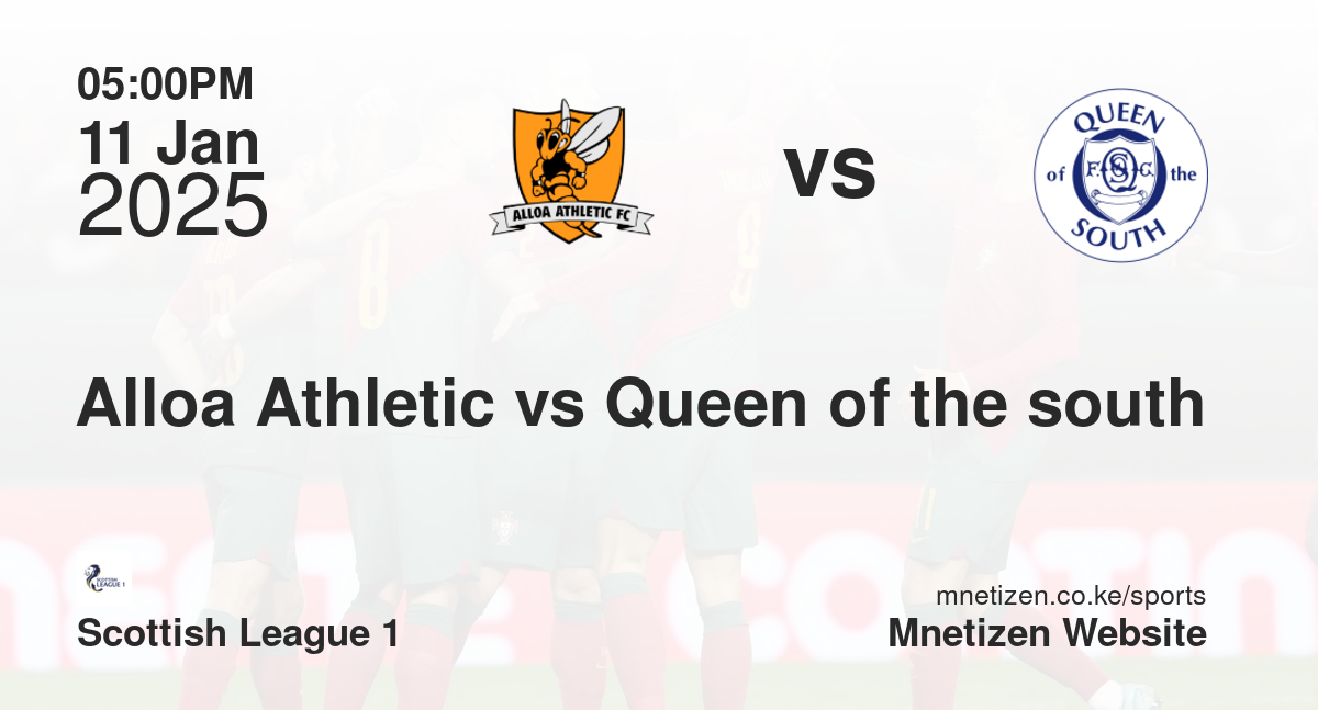 Alloa Athletic vs Queen of the south