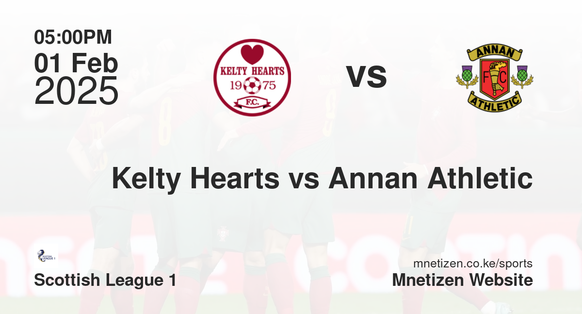 Kelty Hearts vs Annan Athletic