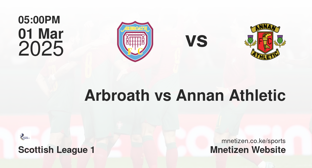 Arbroath vs Annan Athletic