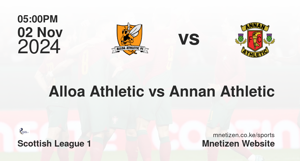 Alloa Athletic vs Annan Athletic