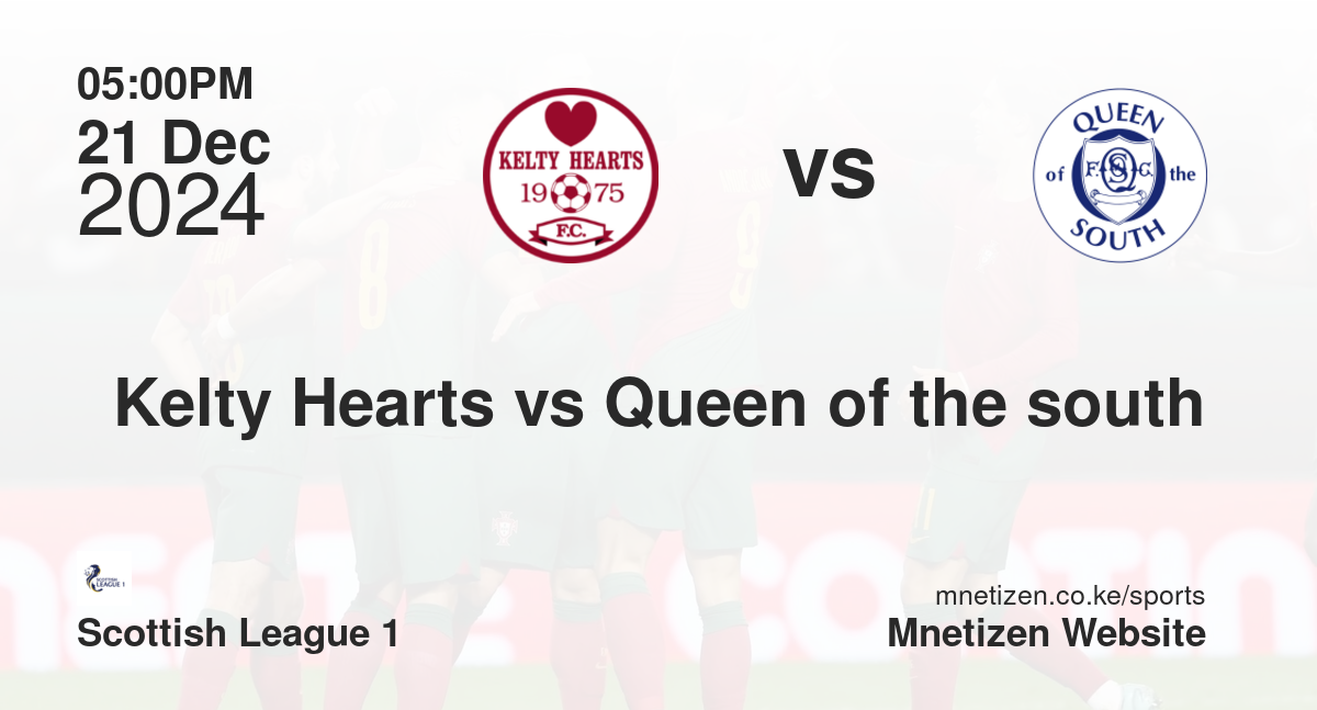 Kelty Hearts vs Queen of the south