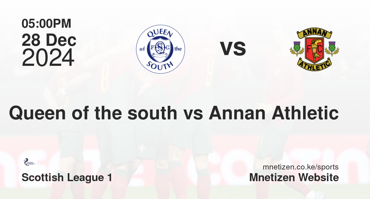 Queen of the south vs Annan Athletic