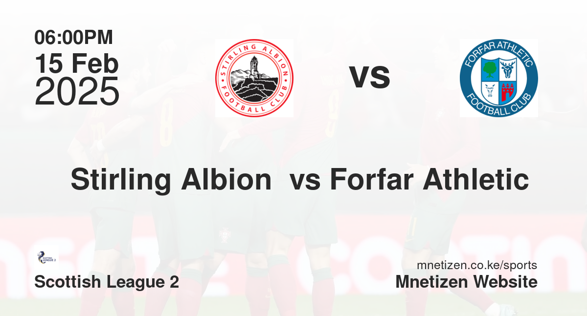 Stirling Albion  vs Forfar Athletic 