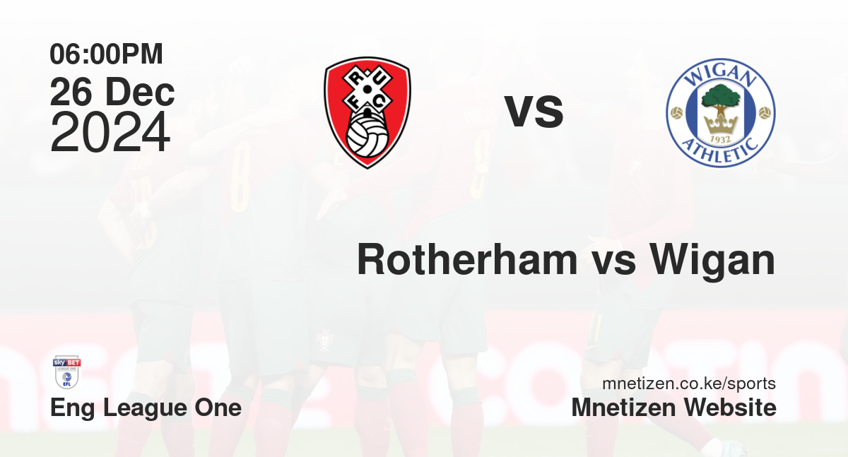Rotherham vs Wigan