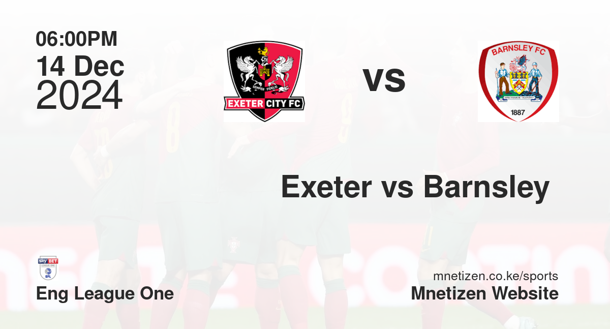Exeter vs Barnsley 