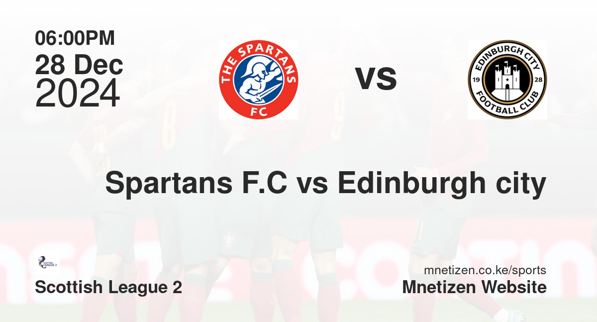Spartans F.C vs Edinburgh city