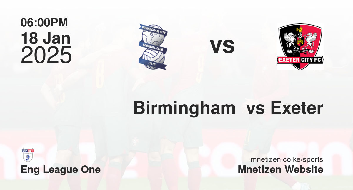 Birmingham  vs Exeter