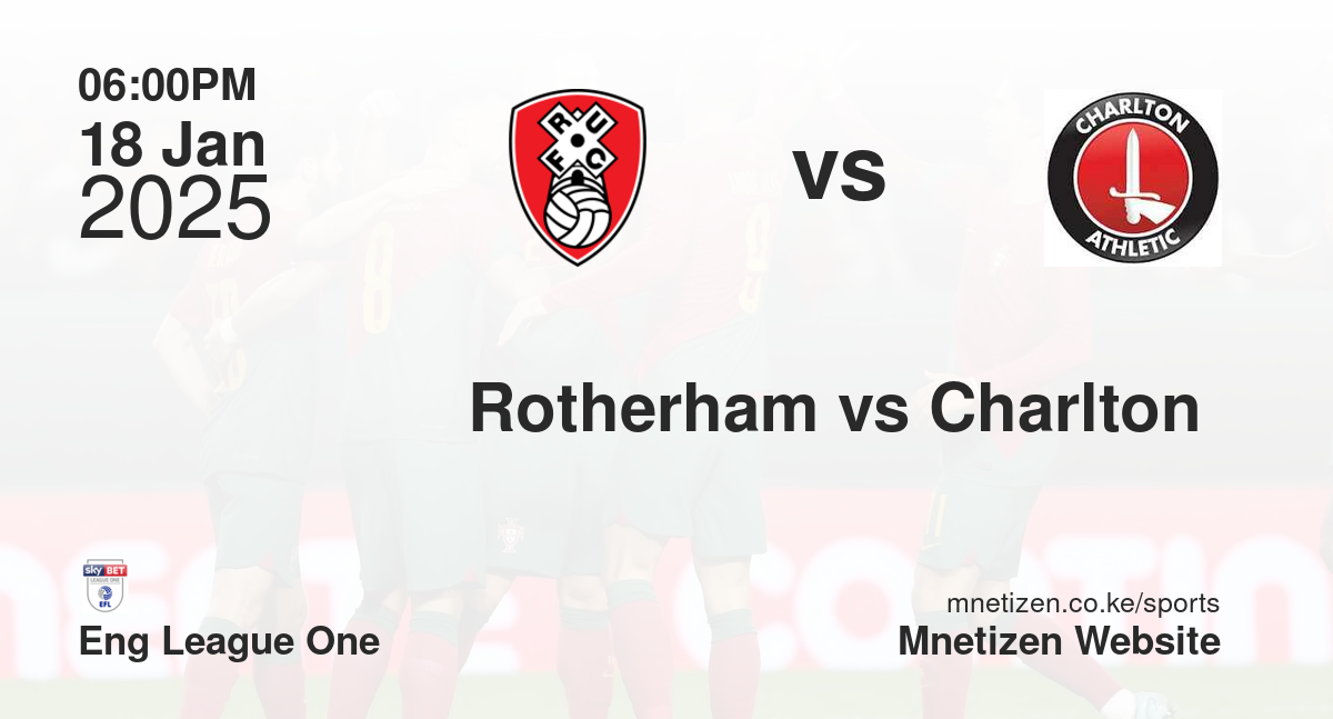 Rotherham vs Charlton 