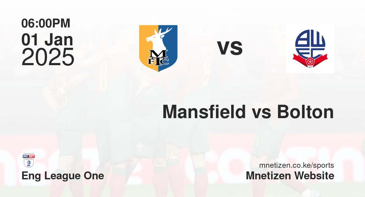 Mansfield vs Bolton