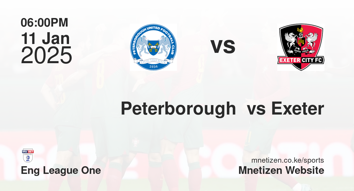 Peterborough  vs Exeter