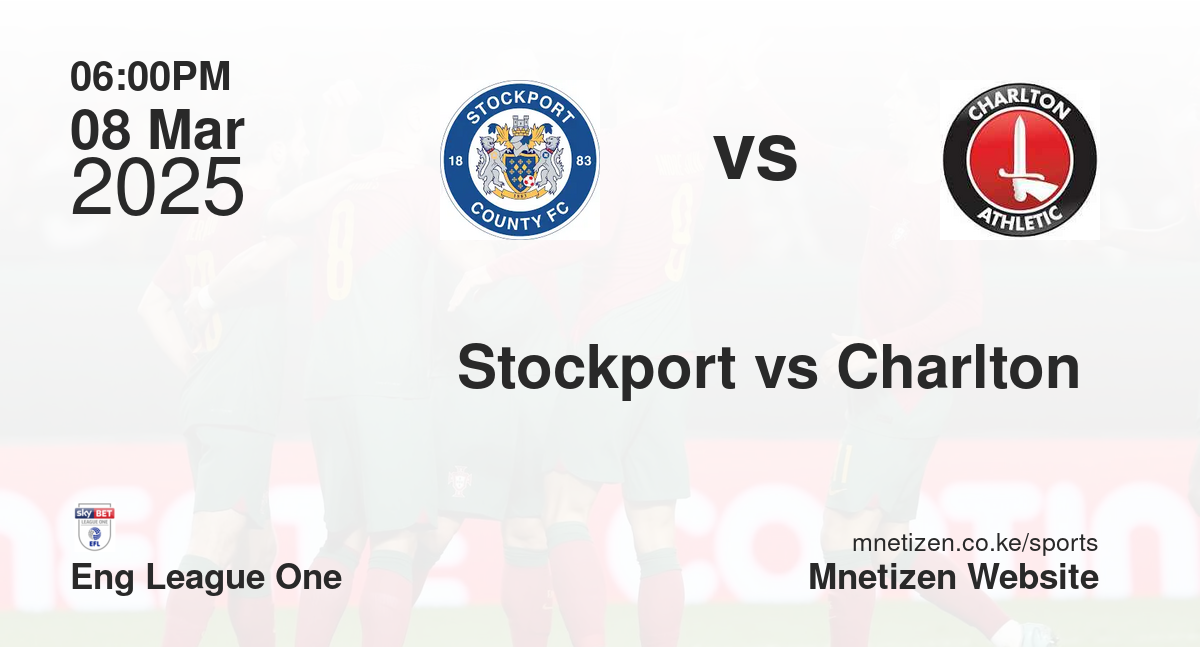 Stockport vs Charlton 