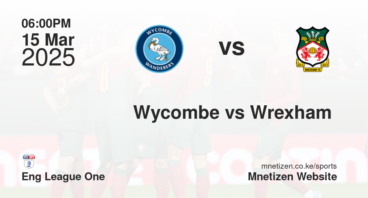 Wycombe vs Wrexham 