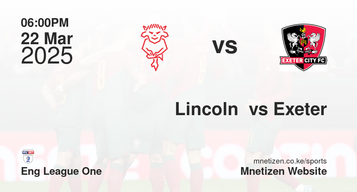 Lincoln  vs Exeter