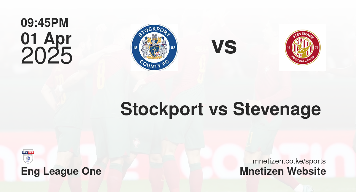Stockport vs Stevenage 