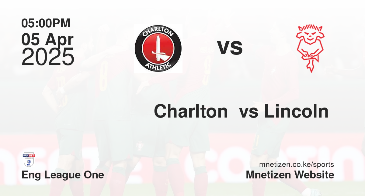 Charlton  vs Lincoln 