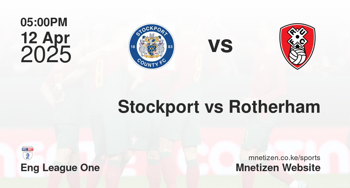 Stockport vs Rotherham