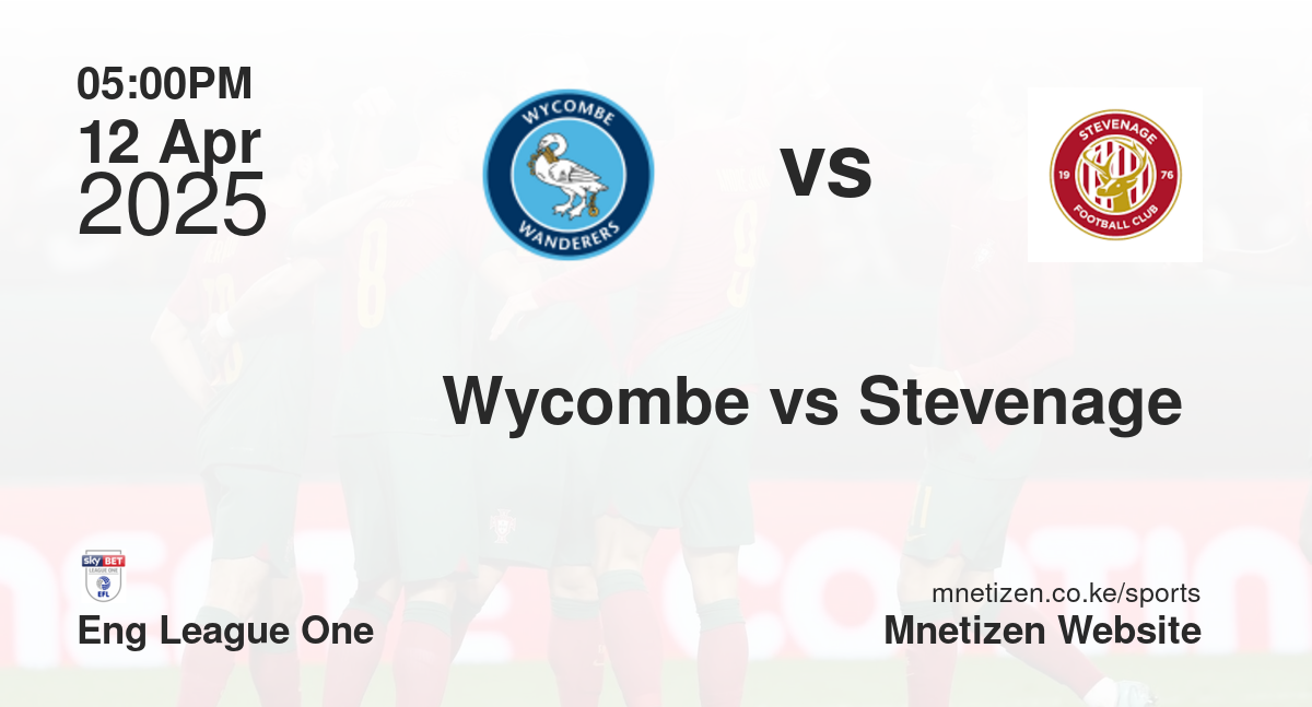 Wycombe vs Stevenage 