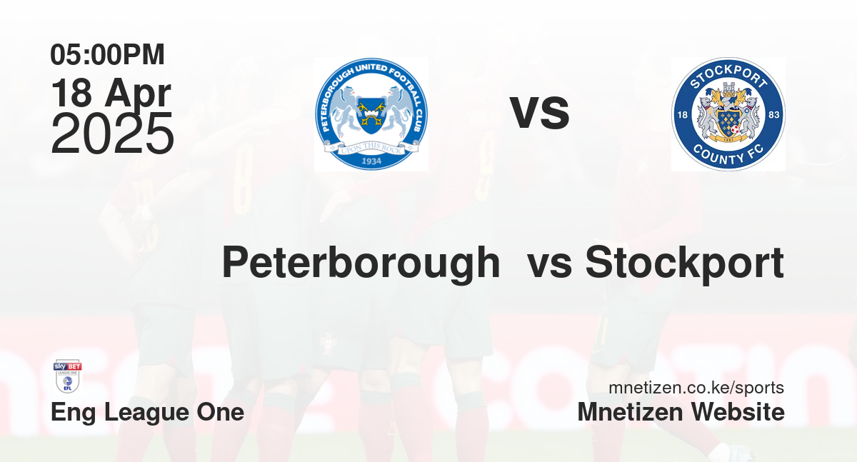 Peterborough  vs Stockport