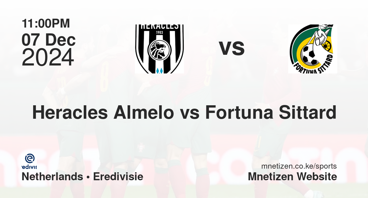 Heracles Almelo vs Fortuna Sittard