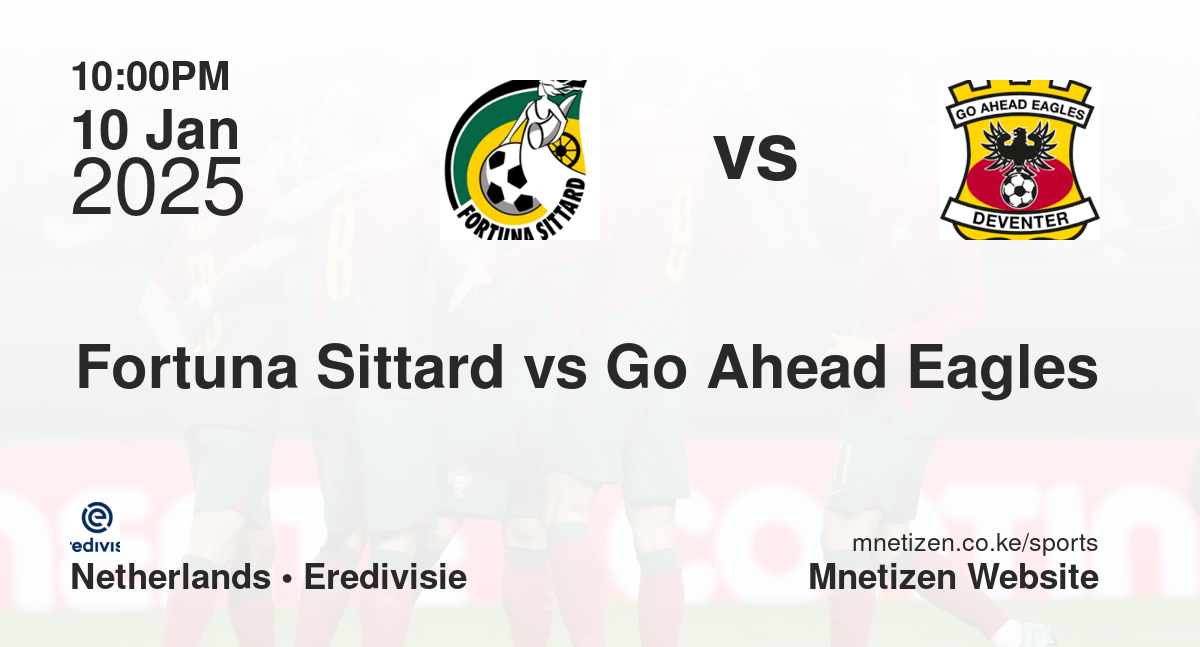 Fortuna Sittard vs Go Ahead Eagles